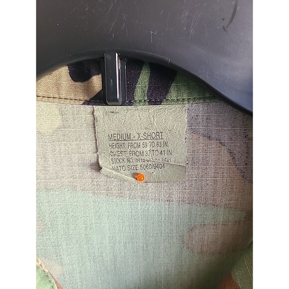 Authentic Air Force Woodland Fatigue Shirt Military Thrifted Streetwear ROTC - Picture 4 of 9